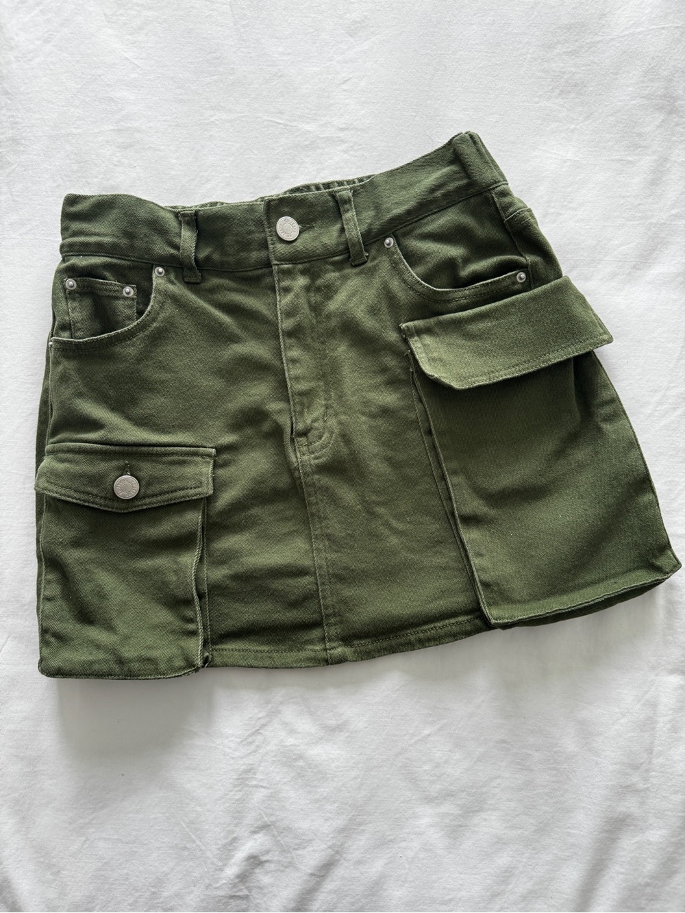 Cotton - Cargo Mini Skirt